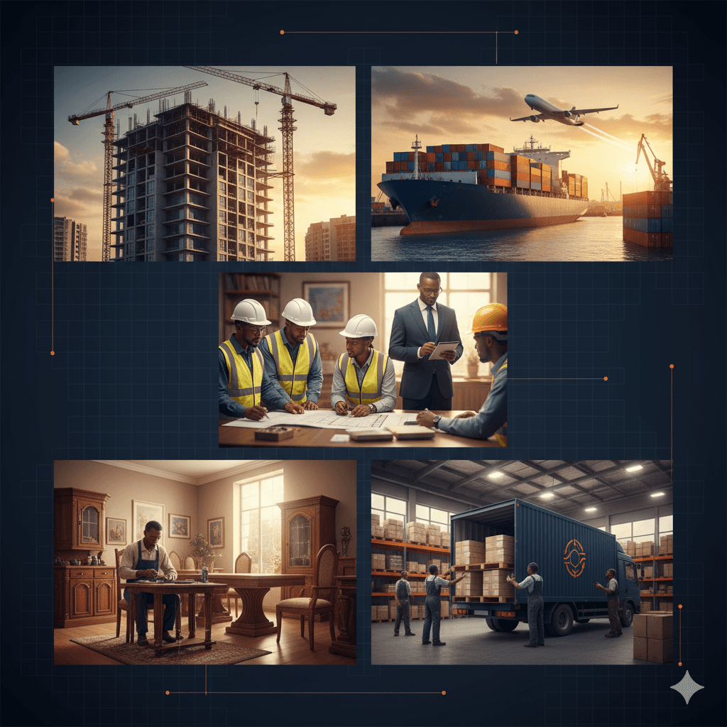 Henca Group business divisions